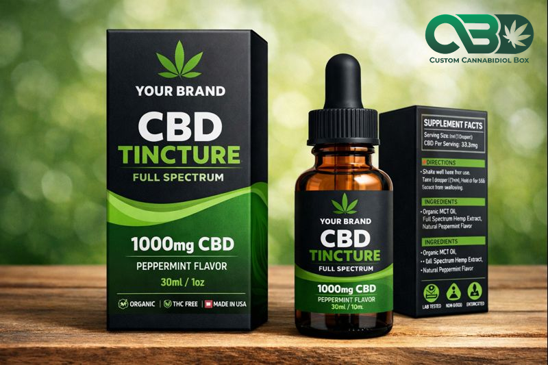 Custom CBD Tincture Boxes